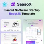 SaasoX - SaaS & Software App Landing ReactJs Template