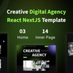Agenko - Creative Digital Agency React NextJS Template