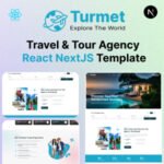 Turmet - Travel & Tour Agency React NextJS Template
