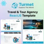Turmet - Travel & Tour Agency ReactJS Template