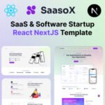 SaasoX - SaaS & Software App Landing React NextJS Template